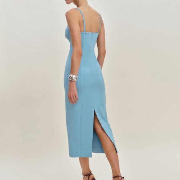 Reformation Remi Knit Dress Blue - Size S - Picture 6 of 6